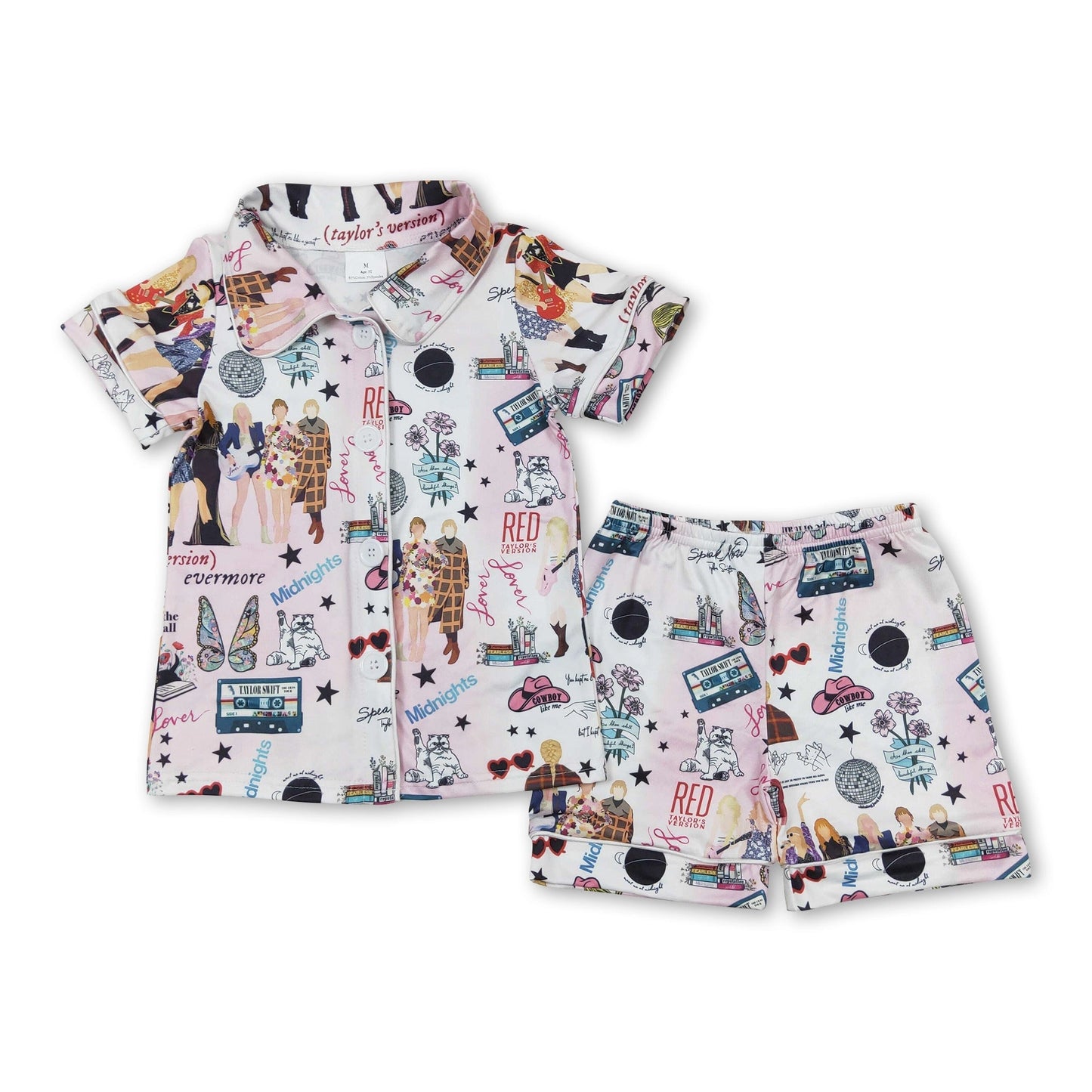 Kids White Taylor Swift Pajamas