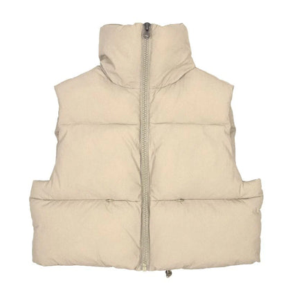 Kayte Cropped Puffer Vest