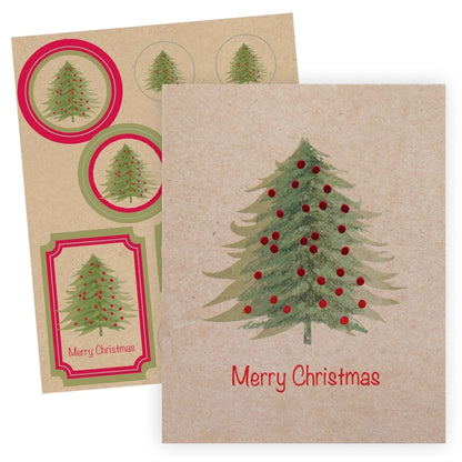 Kraft Tree Boxed Card Set