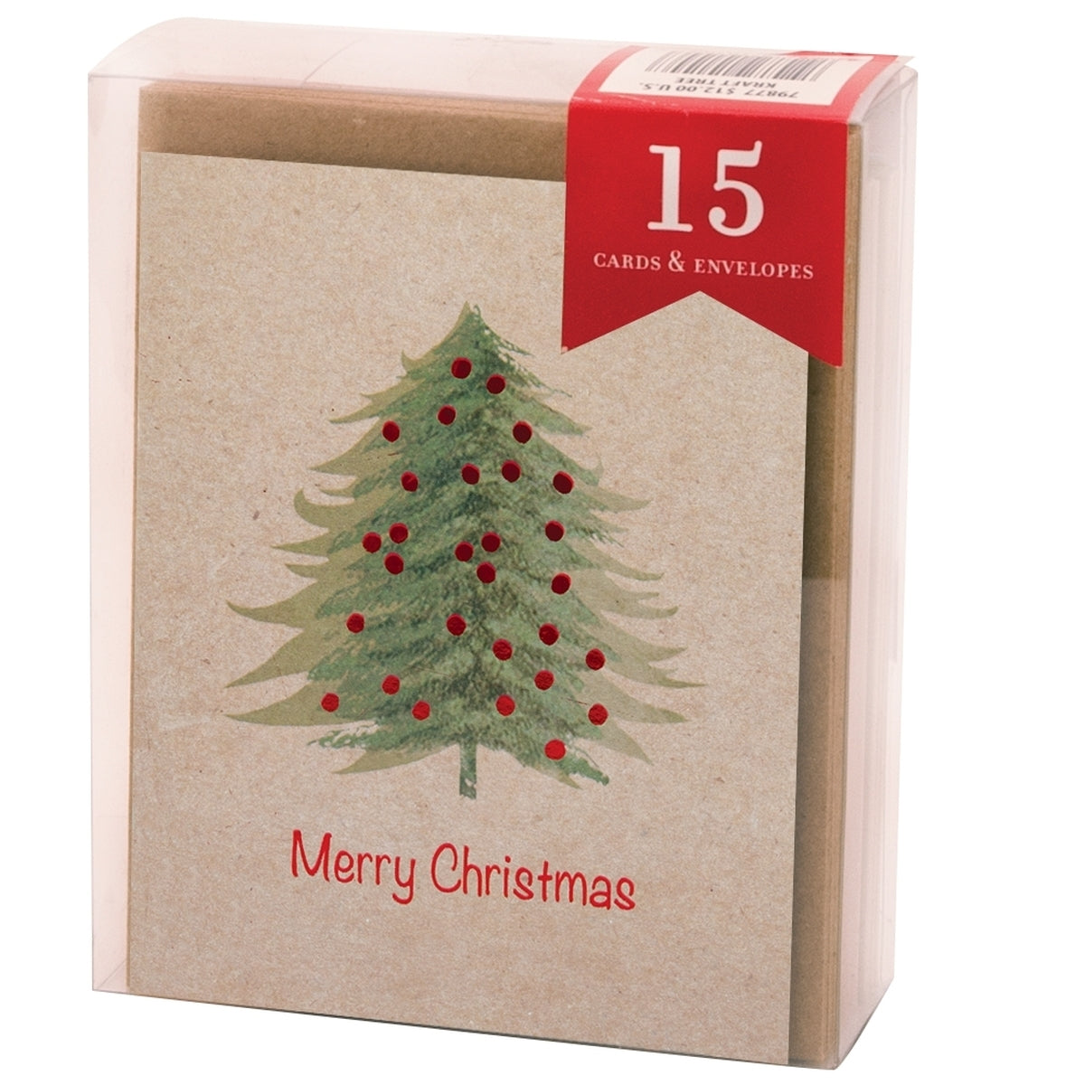 Kraft Tree Boxed Card Set