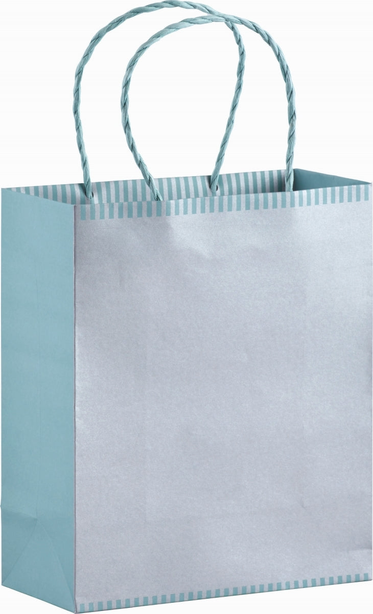 Silver | Two-Tone Kraft Tote