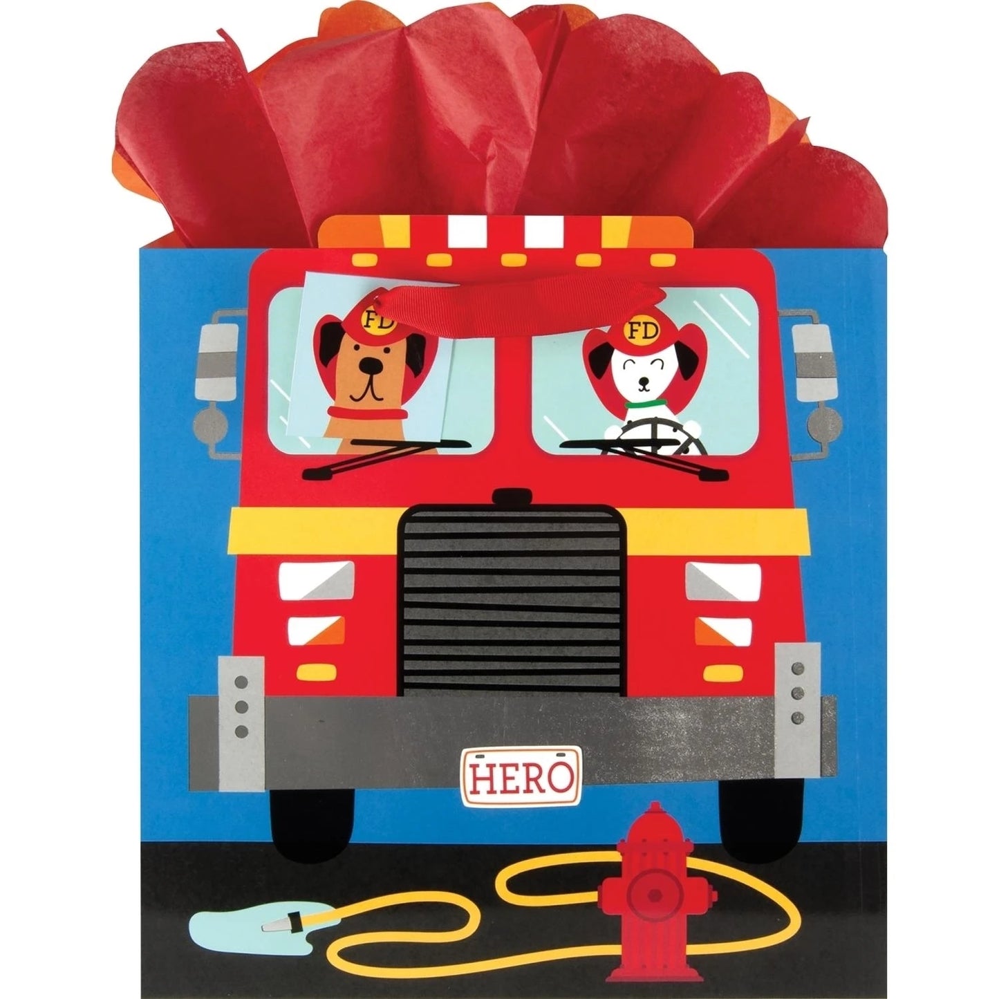 Fire Truck Gift Bag