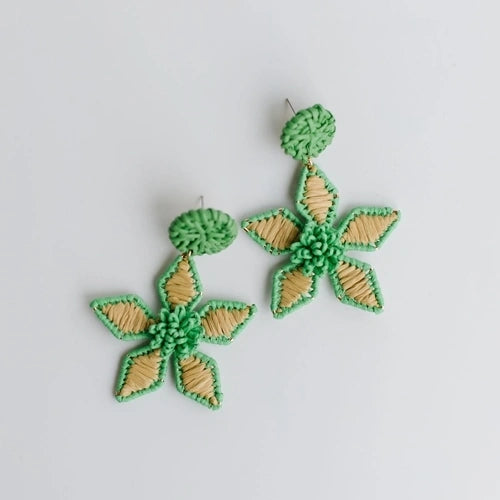 Paige Earrings | Green