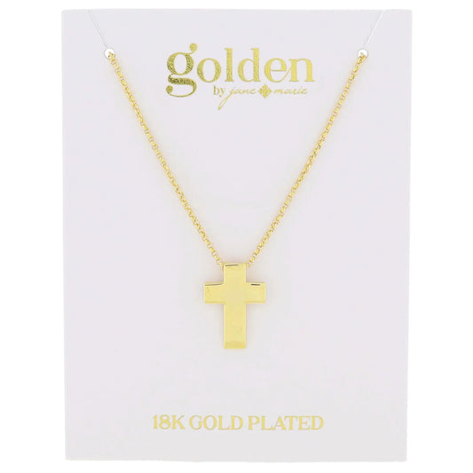 Thick Cross Necklace