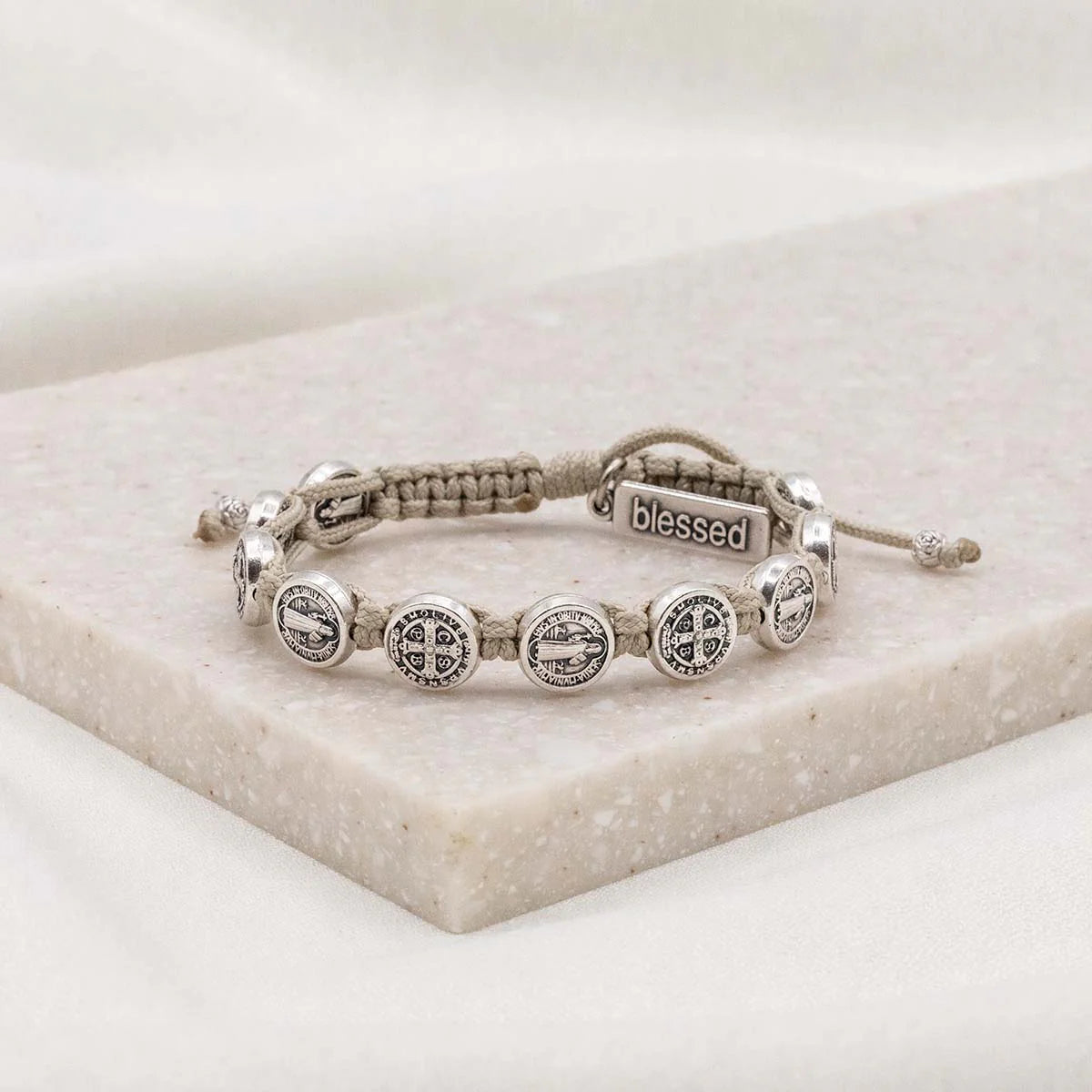 Benedictine Blessing Bracelet Silver