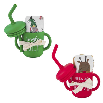 Christmas Cup & Bib Set