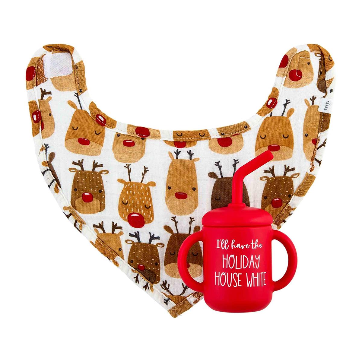 Christmas Cup & Bib Set