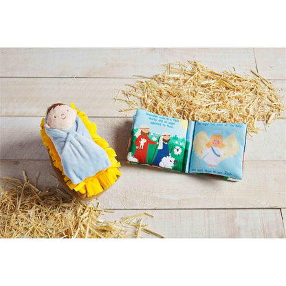 Nativity Book & Singing Baby Jesus Set