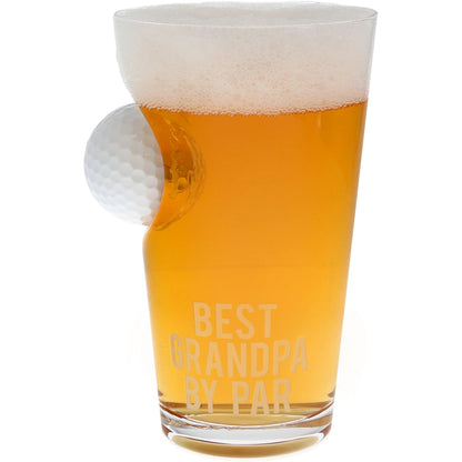 Grandpa Golf Glass