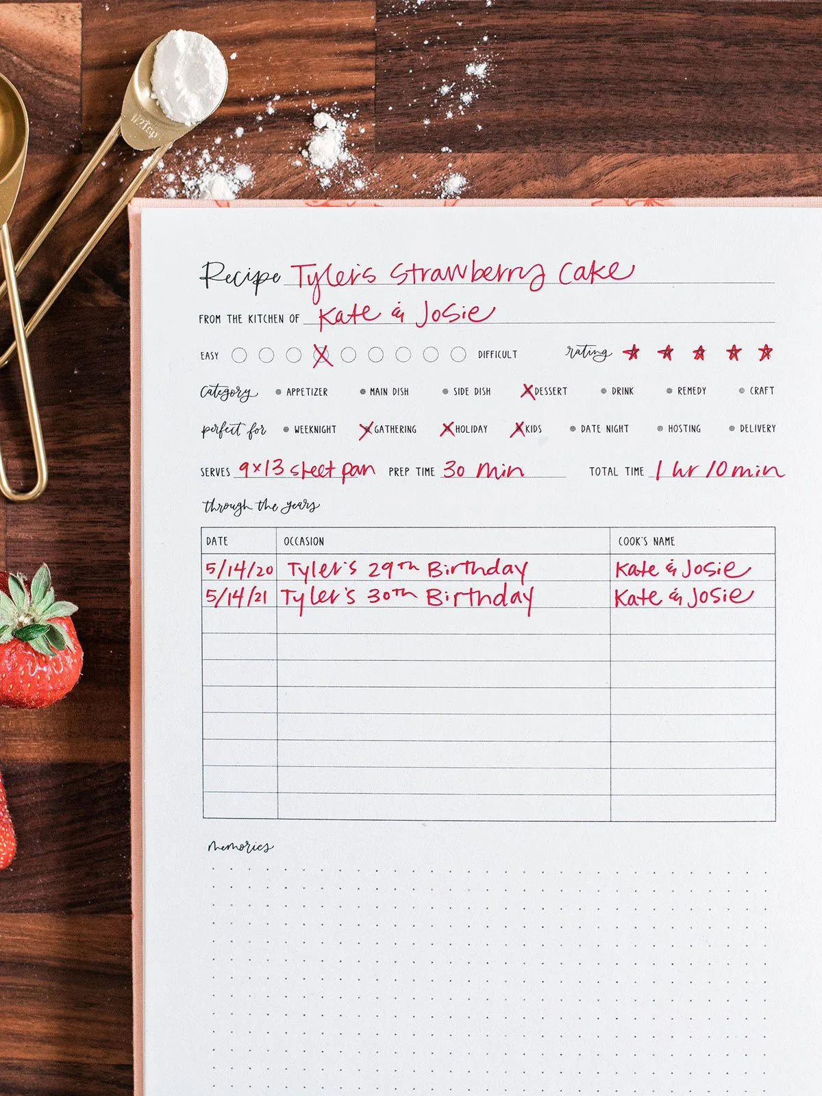 Strawberry Heirloom Recipe Book