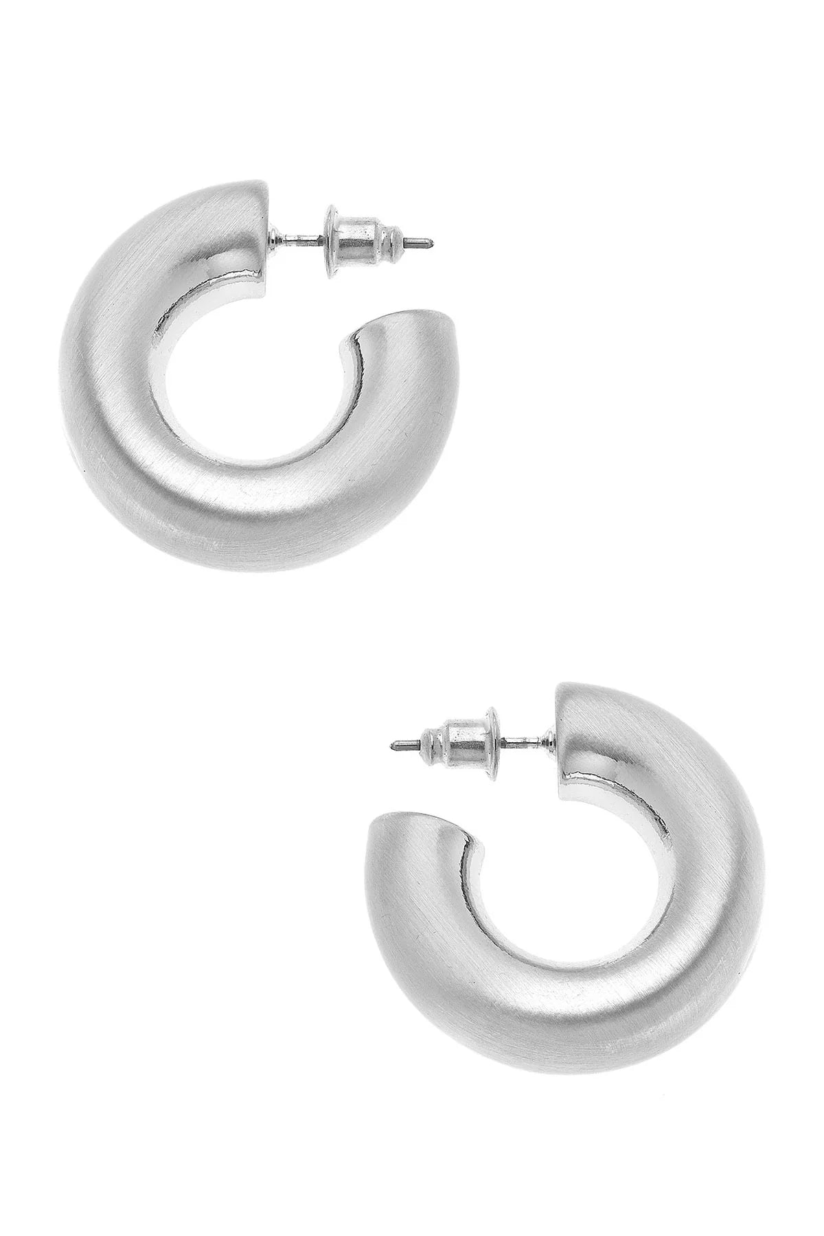 Coraline Hoops | Silver