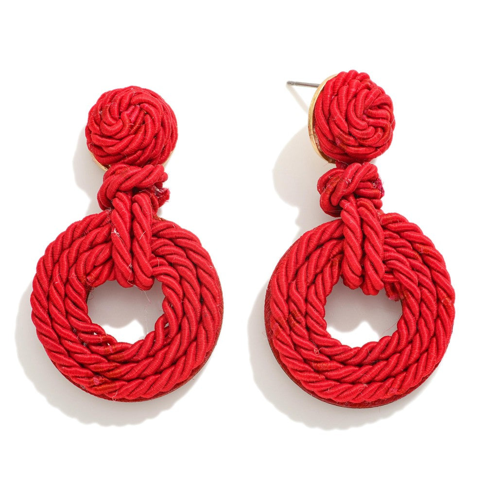 Braided Cord Earrings