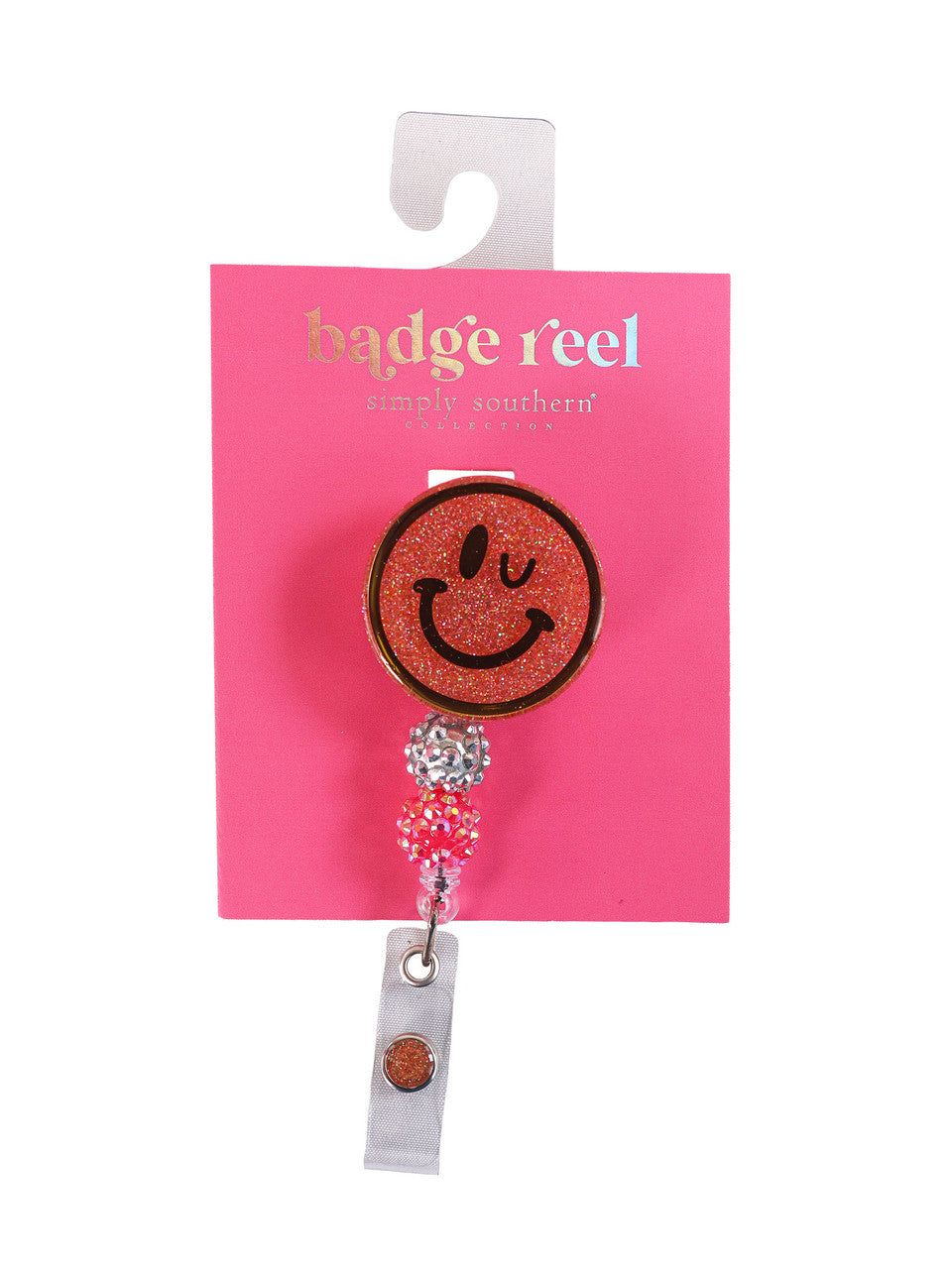 Winky Face Badge Reel