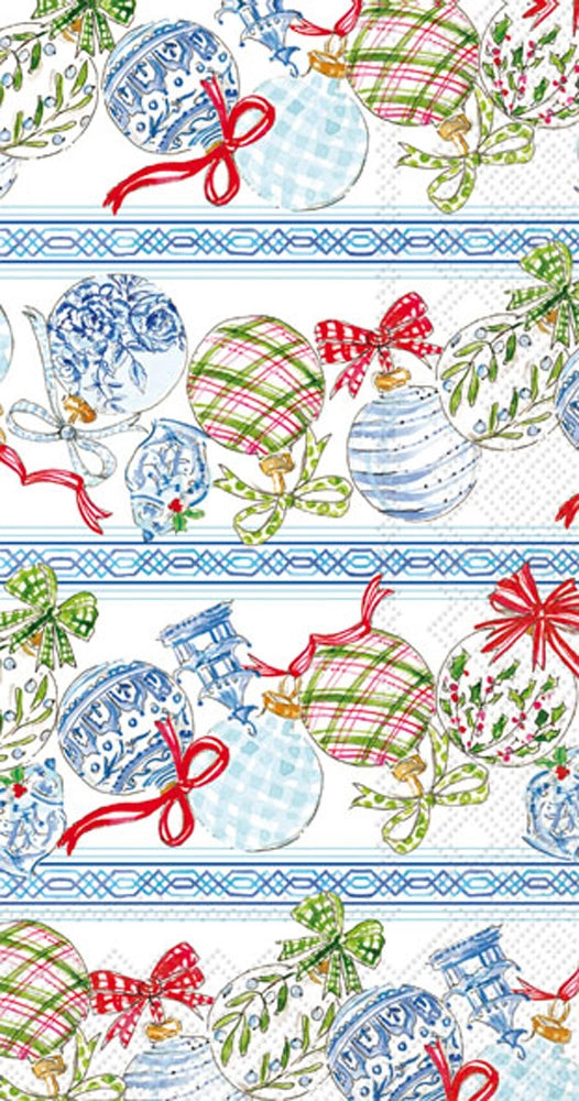 Blue Ornaments Napkin Set