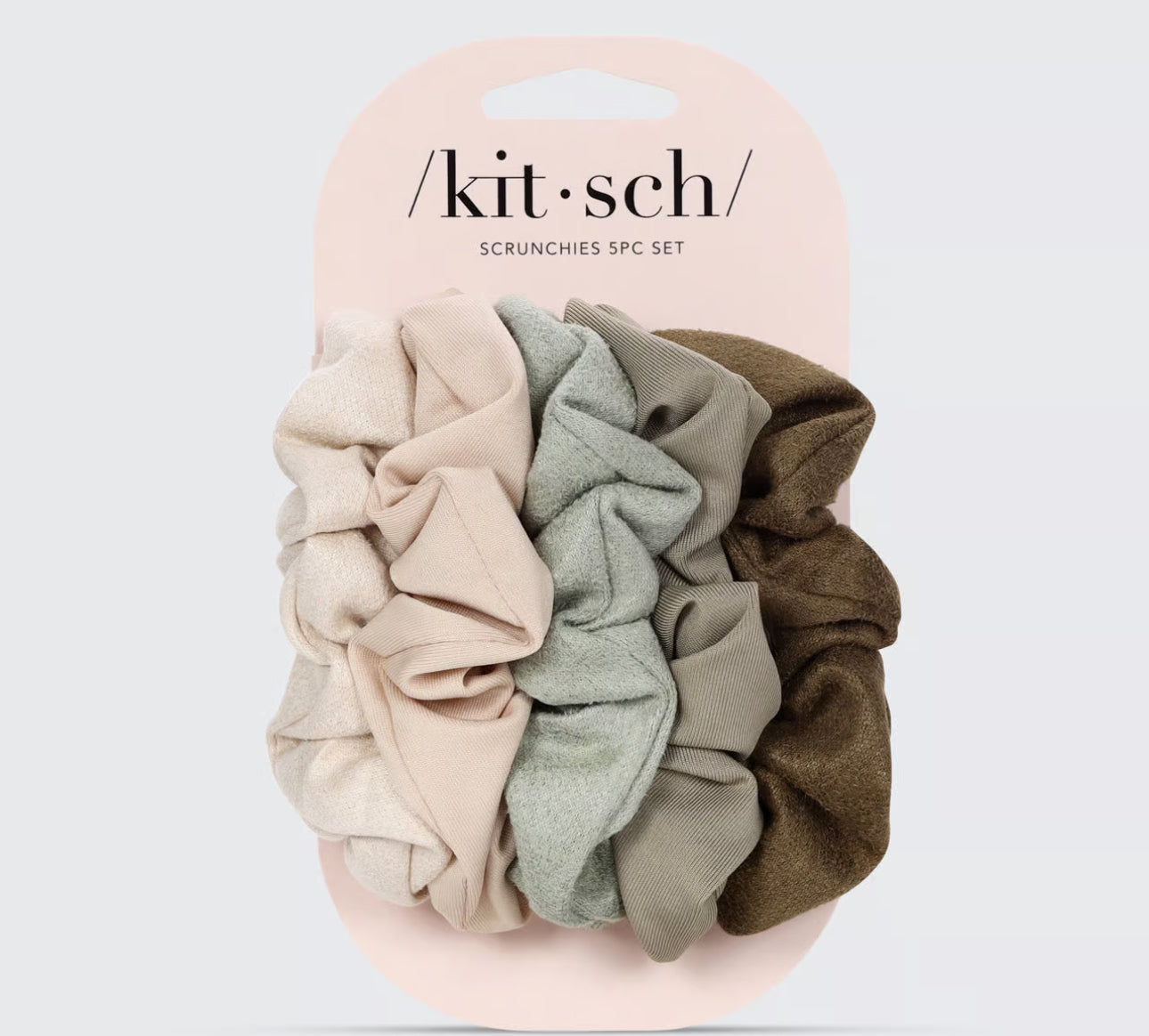 Textured Scrunchie Set | Eucalyptus