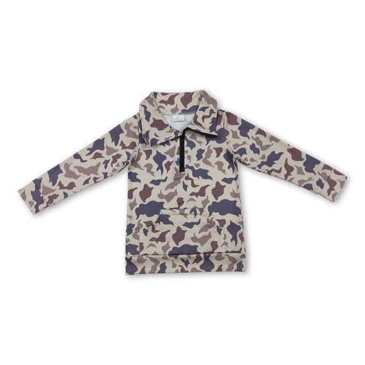 Camo Kids Pullover