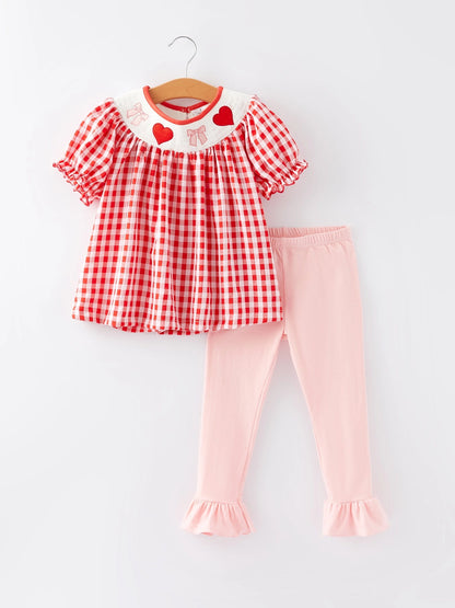 Valentine's Smocked Set