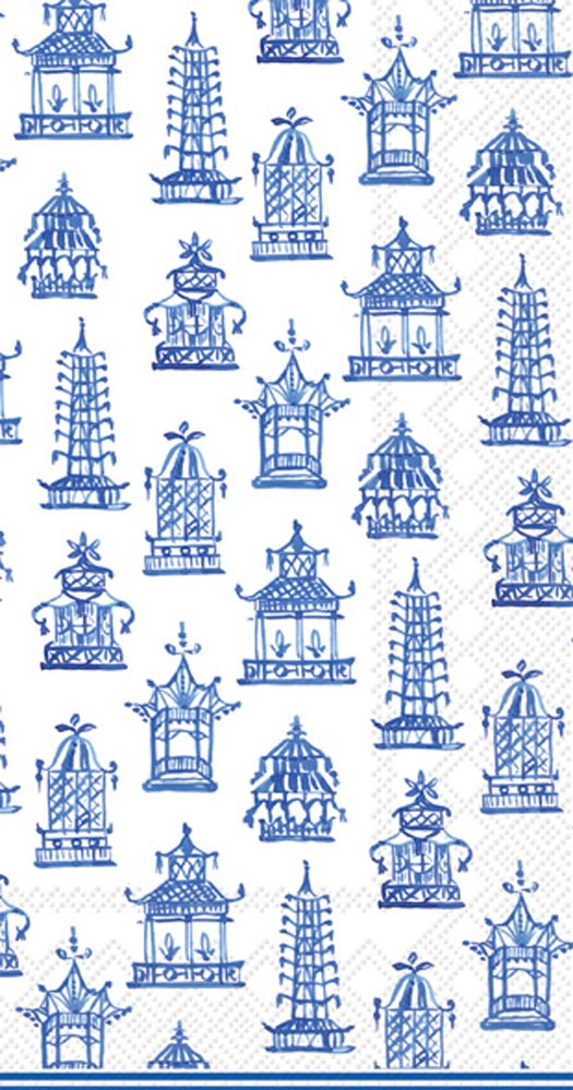 Blue Pagoda Napkin Set