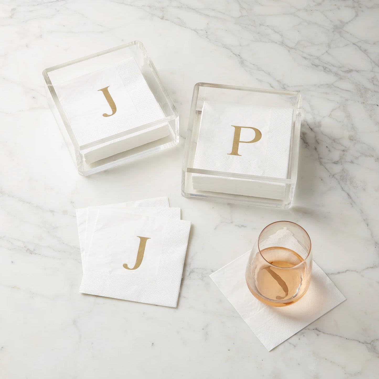 Acrylic Napkin Holder Set