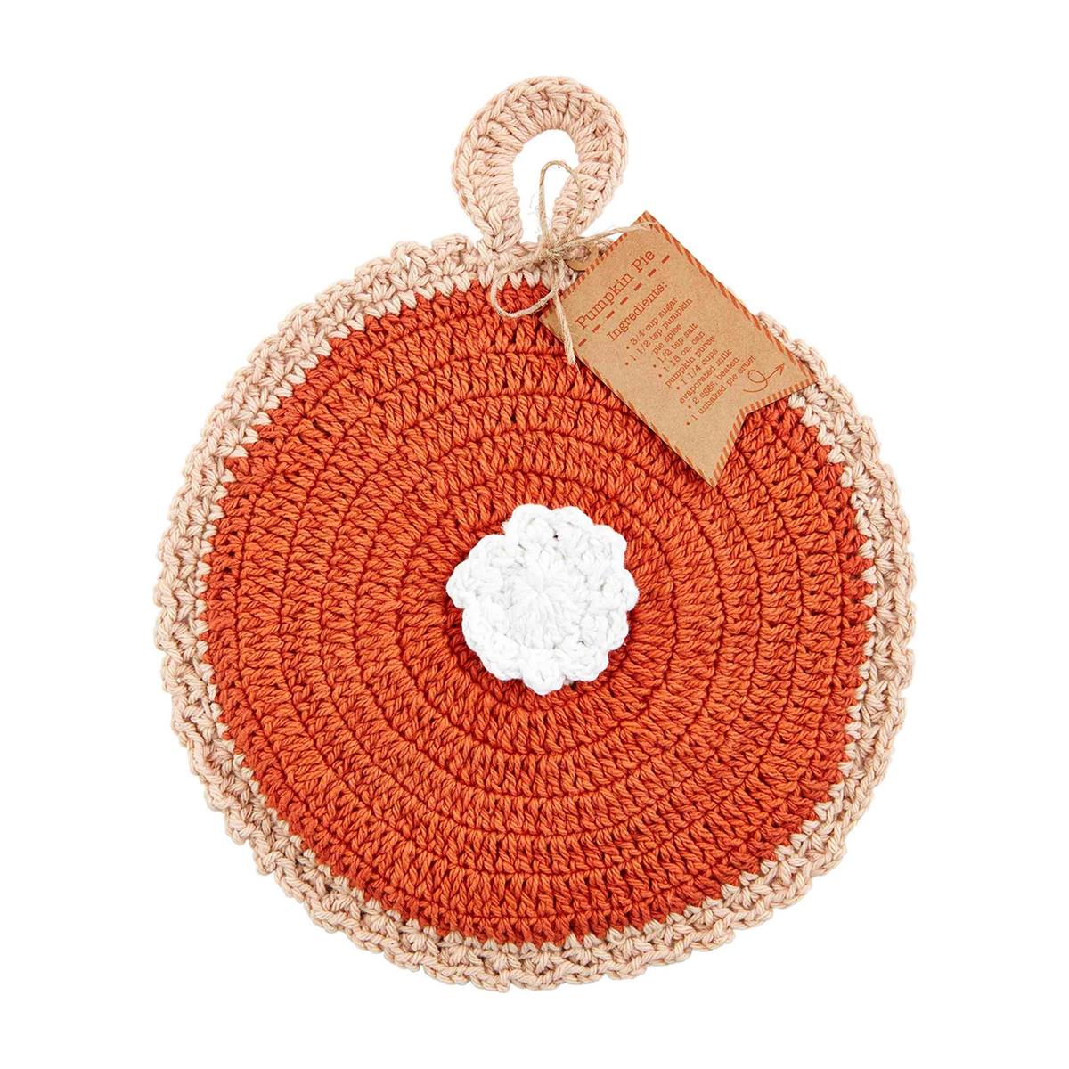 Pie Crochet Pot Holder