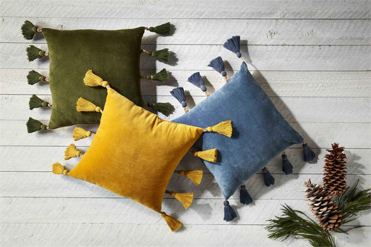 Velvet Tassel Pillows