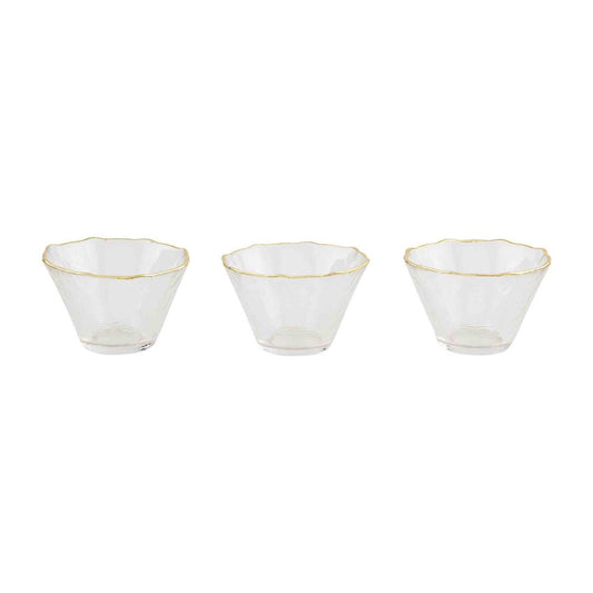 Gold Edge Ramekin Set