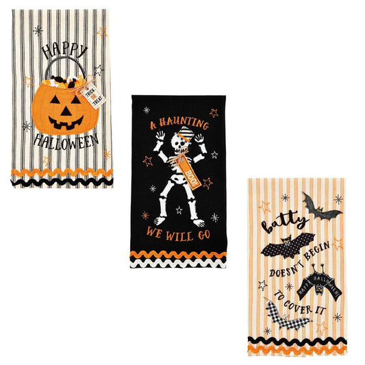 Halloween Applique Towels