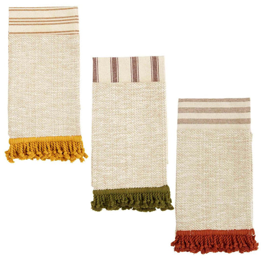 Fall Fringe Towel Sets