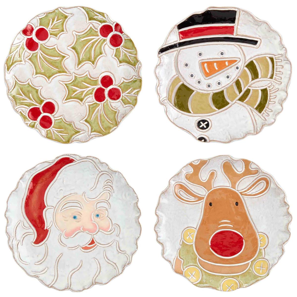 Santa & Friends Salad Plates