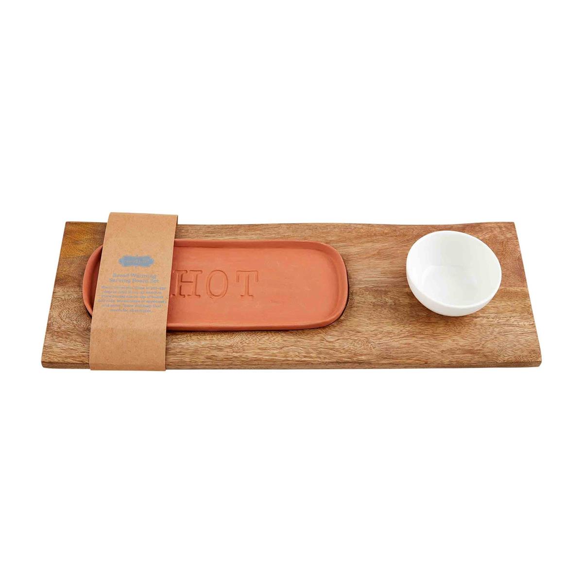 Bread Board Warming Dish Set