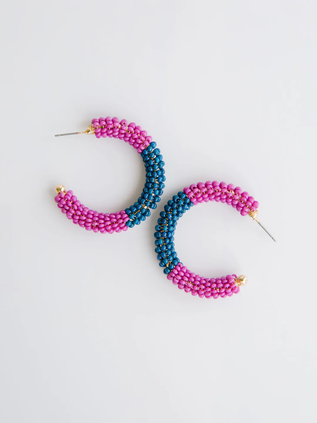 Staci Earrings | Navy Plum