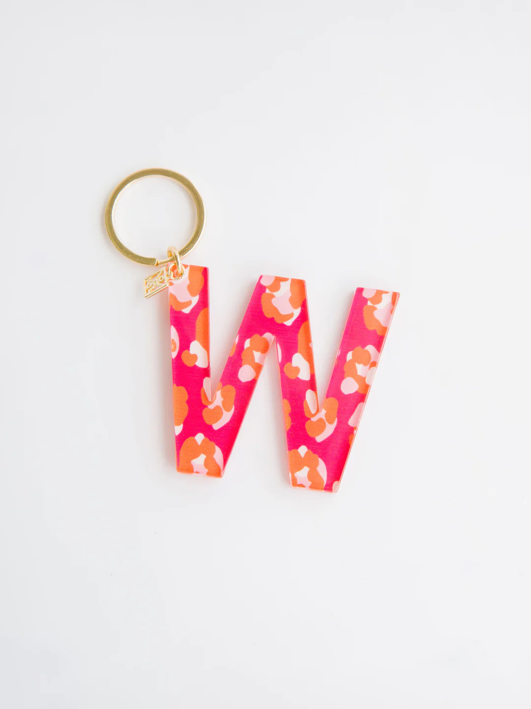 Forever Floral Initial Keychain