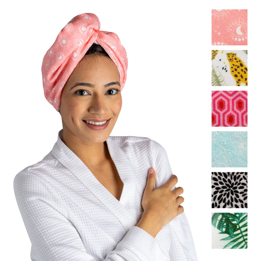 Lemon Lavender Microfiber Turbo Towel