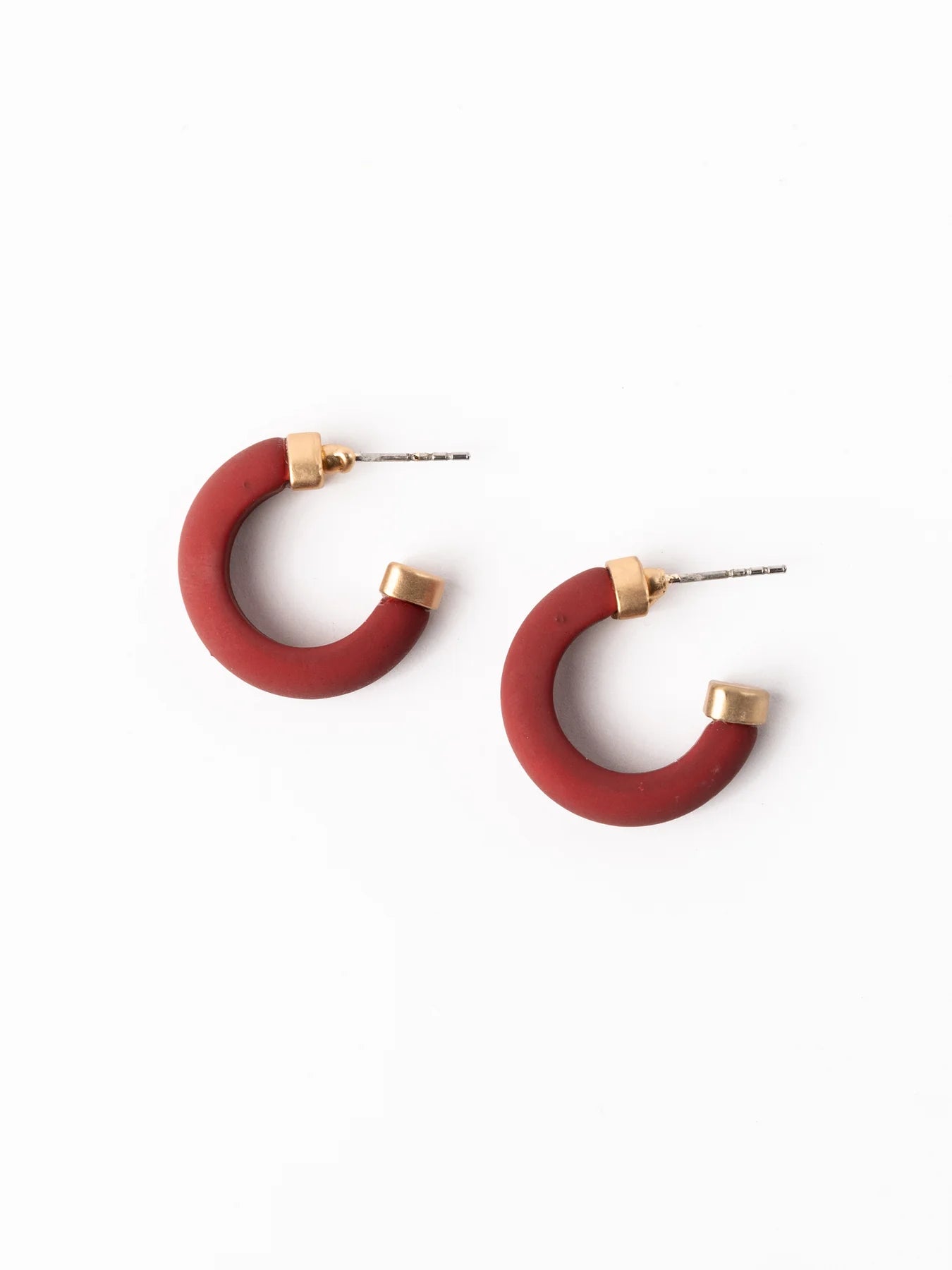 Amanda Earrings | Crimson