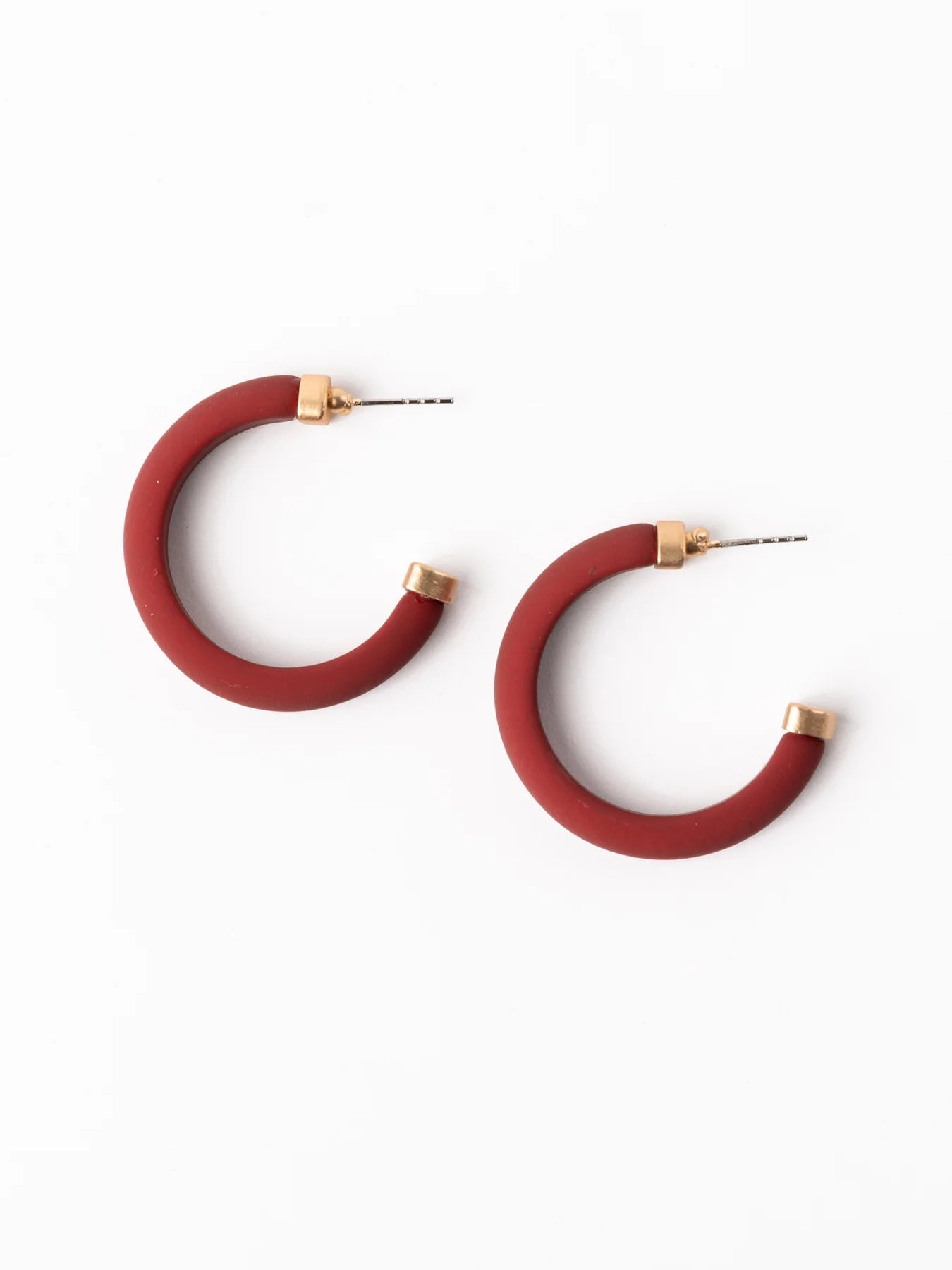 Amanda Earrings | Crimson