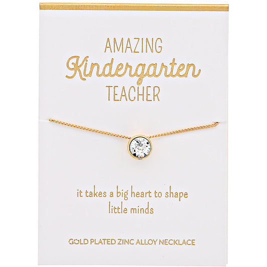 Amazing Kindergarten Teacher Necklace