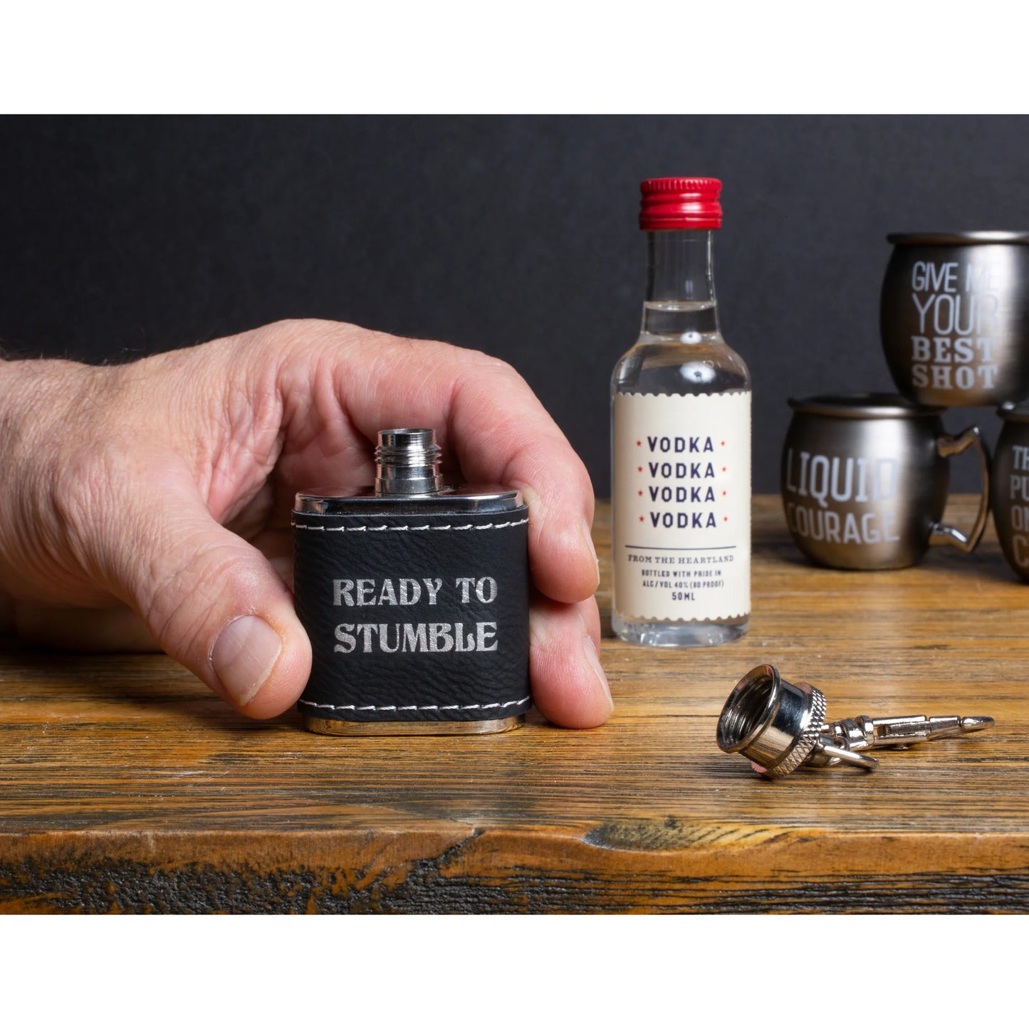 Stumble Mini Flask