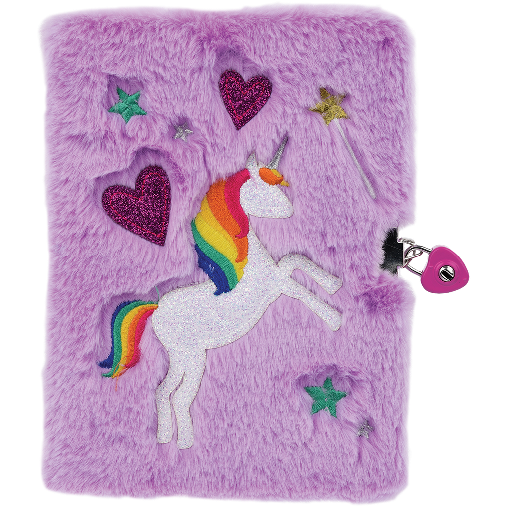 Magical Unicorn Lock & Key Furry Journal