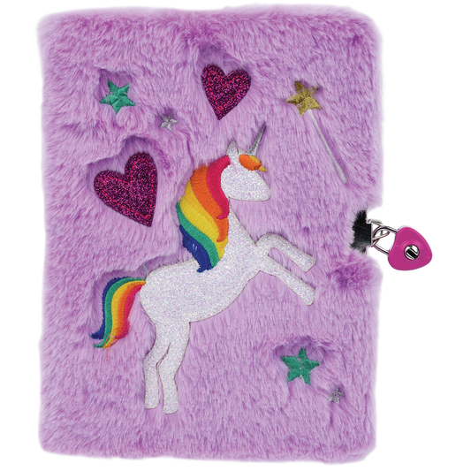 Magical Unicorn Lock & Key Furry Journal