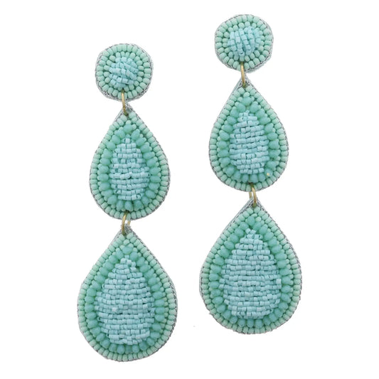 Kacey Earrings Mint