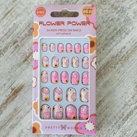 Flower Power | Kids Press On Nails