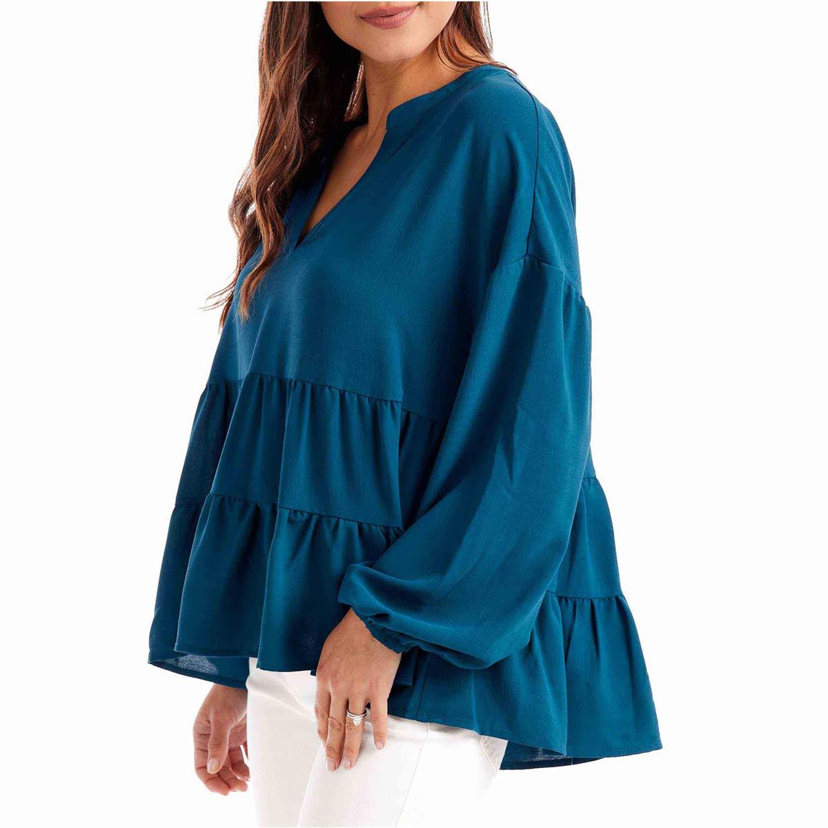 Orleans Top | Teal