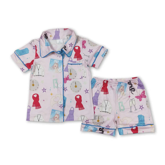 Kids Pink Scarf Taylor Swift Pajama