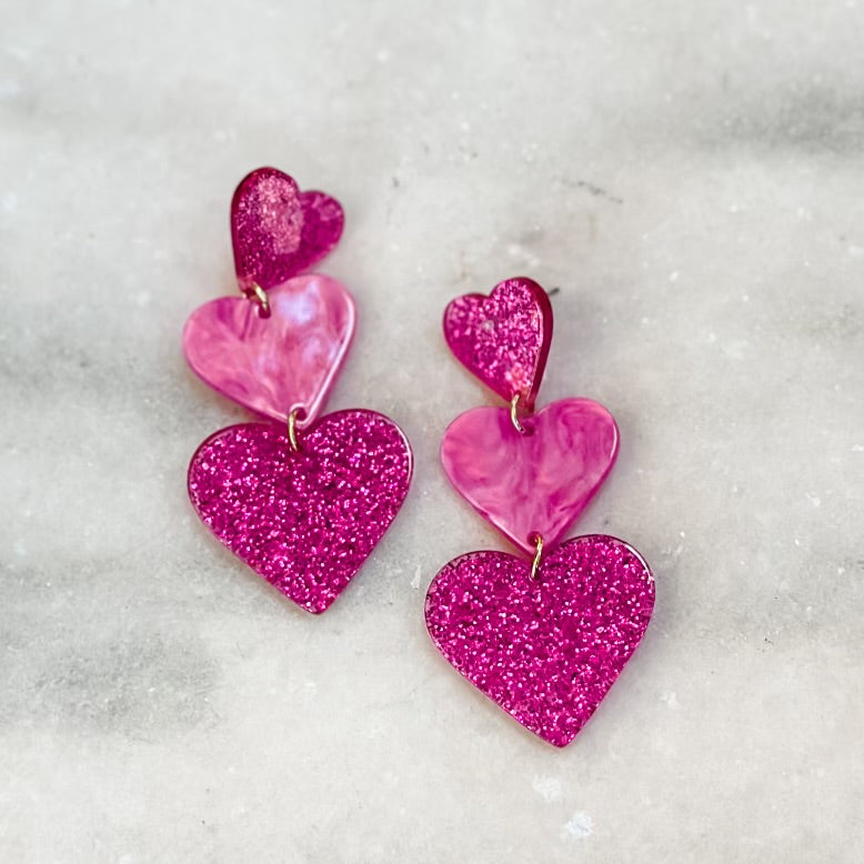 Alix Heart Earrings