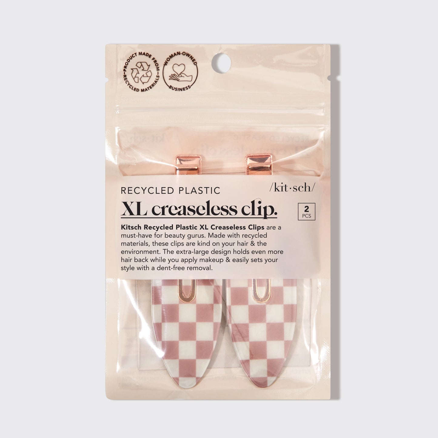 Eco-Friendly XL Creaseless Clips 2pc