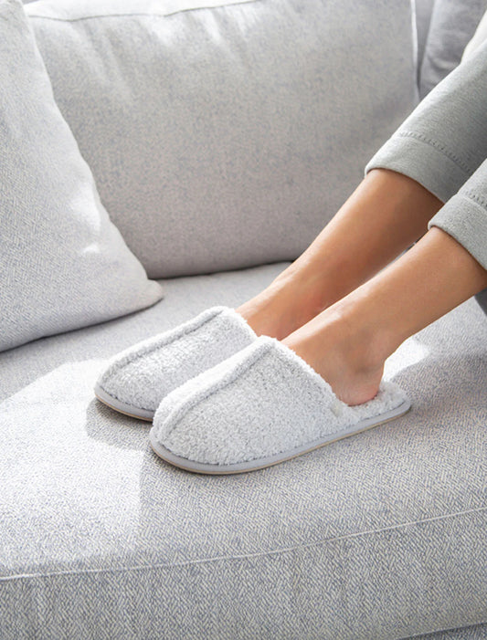 Cozy Collection Slipper | Ocean/White