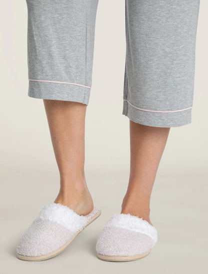 Cozy Malibu Slipper | Heather Stone/White