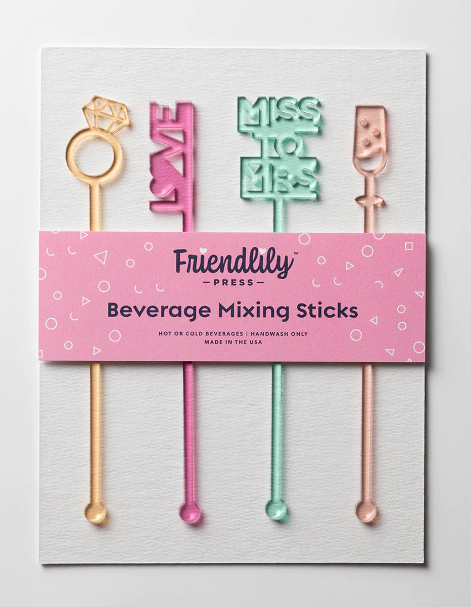 Bridal Shower Drink Stirrers