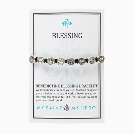 Benedictine Blessing Bracelet Silver