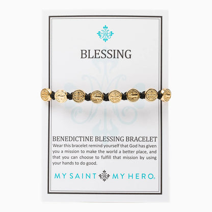 Benedictine Blessing Bracelet Gold